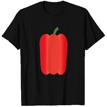 Discover Red Pepper Veggie Vegetable Vegetarian T-Shirts