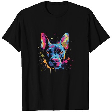 Discover Bull Terrier Colorful T-Shirts