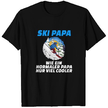 Discover Skiing Ski mountains skiing funny dad gift T-Shirts