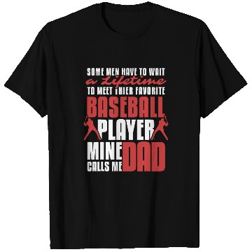 Discover Dad Son Children Boy Baseball Player Softball T-Shirts