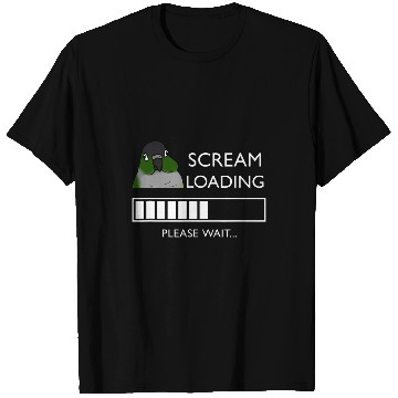 Discover Scream Loading Conure Please Wait Funny Parrot Quote T-Shirts