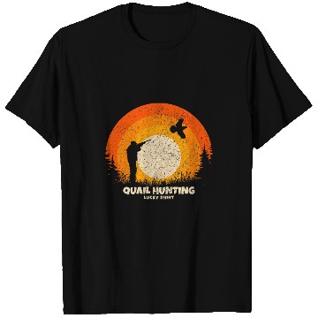 Discover Lucky Charm Quail Hunting T-Shirts