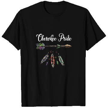 Discover Cherokee Pride Feathers Native American T-Shirts