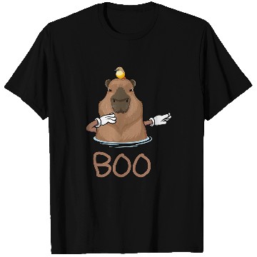 Discover Funny Boo Dubbing capybaras Halloween Costume T-Shirts