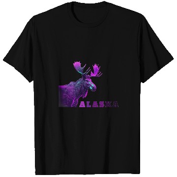 Discover Lacrosse Gift Moose Alaska Costume supernatural merchandise T-Shirts