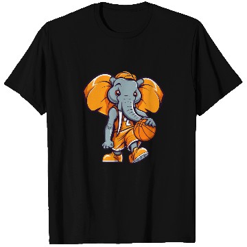 Discover Basketball Elephant T-Shirts