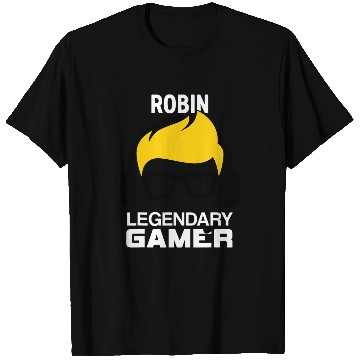 Discover Robin Name Gift 2Personalized Legendary Gamer 21 T-Shirts