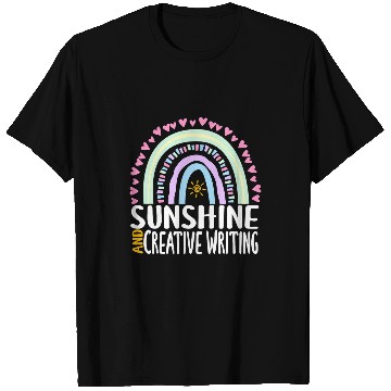 Discover Creative Writing Funny Summer Creativity Rainbow Womens Kids T-Shirts
