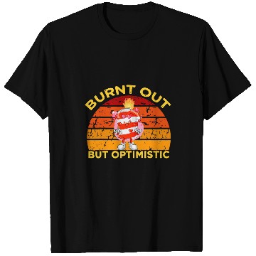 Discover Burnt Out But Optimistic Cute Marshmallow For Camping 1 T-Shirts