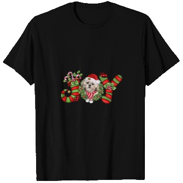 Discover Joy Christmas Shih Tzu Dog Santa Pajamas Xmas T-Shirts