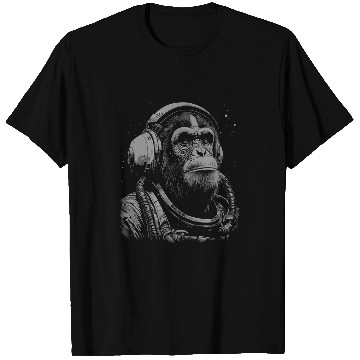 Discover ASTRONAUT HELMET MONKEY GRAPHIC T-Shirts