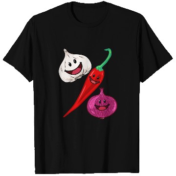 Discover Garlic pepper chili spices kitchen cooking amateur chef cook T-Shirts