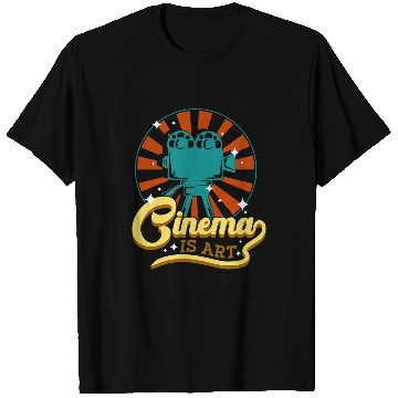 Discover Cinema is art for movie lovers T-Shirts