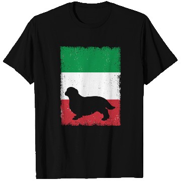 Discover English Toy Spaniel Dog Italy Flag Italian vintages Mom Dad T-Shirts