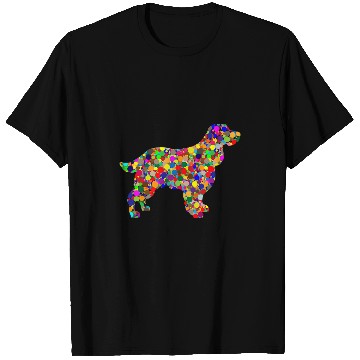 Discover Colorful Polka Dot English Cocker International Dot Day T-Shirts