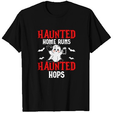 Discover Halloween Baseball Pitcher Softball Catcher Beer Drinking 2 T-Shirts