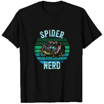 Discover Regal Jumping Spider Grunge Spooder Spider Nerd Pet Spider T-Shirts