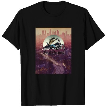 Discover Blvd  Dreams Lowrider Motorcycle T-Shirts