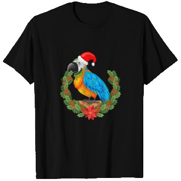 Discover Mistletoe Tropical Parrot Hawaiian Summer Christmas In July T-Shirts