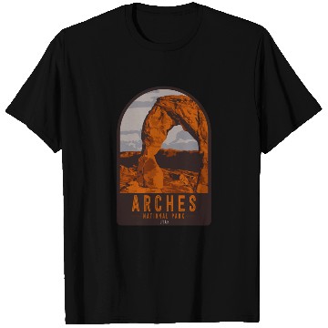 Discover Arches National Park Baseball Tees T-Shirts
