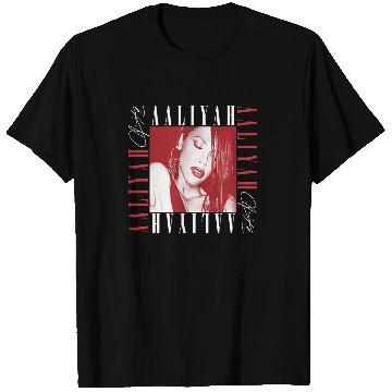 Discover Aaliyah Squared Logo Pullover T-Shirts