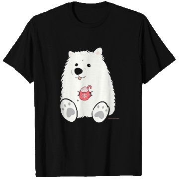 Discover Dog Samoyed Biff the Samoyed Hot Cocoa Merch T-Shirts