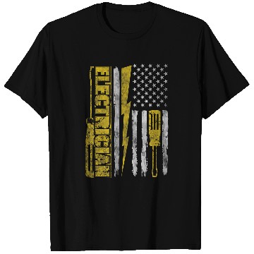 Discover Funny Electrician Electrical Engineer Electricity Lineman T-Shirts