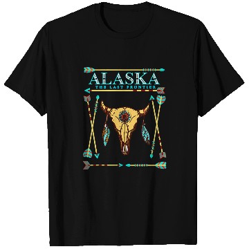 Discover Bull Skull Alaska Native American Alaska Tribal Art T-Shirts