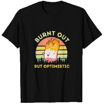 Discover Burnt Out But Optimistic Retro vintages Sunset Marshmallow T-Shirts