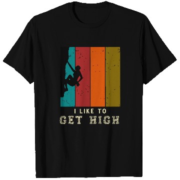 Discover Funny Rock Climbing Mountain Indoor Bouldering T-Shirts