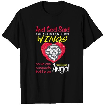 Discover Dog Maltipoo Angel Without Wings Pet Lovers Gift T-Shirts