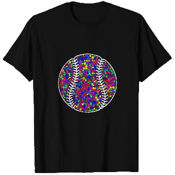Discover Funny Polka Dot Baseball Lover Player International Dot Day 1 T-Shirts