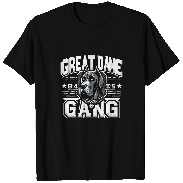 Discover Great Dane Gang Funny Graphic Tees T-Shirts