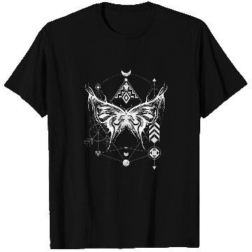 Discover Minimalist Insect Moth Witch Gothic Emo Grunge Aesthetic T-Shirts