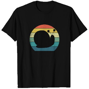 Discover Snail Slow Shell Retro vintages 70s 80s T-Shirts