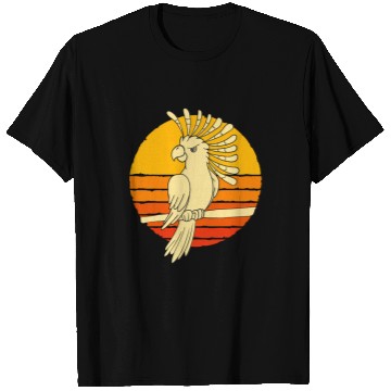 Discover Parrot Animal Bird Lover Birdwatching Retro Cockatoo T-Shirts