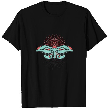 Discover Monarch Goth Moth Deaths Head Moth 2Distressed Horror T-Shirts