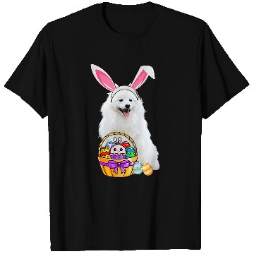 Discover Easter Egg Funny American Eskimo Dog Easter T-Shirts