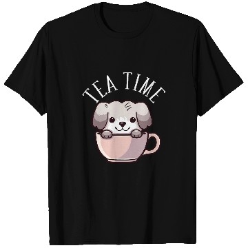 Discover Havanese Tea Time Funny Dog Beverage T-Shirts