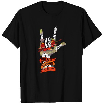 Discover Create Scream Expire Spookey Artist T-Shirts