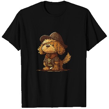 Discover Golden Doodle Dog Art Lovers T-Shirts