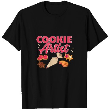 Discover Cookie Artist Funny Baker Baking Enthusiast Gift Apparel T-Shirts