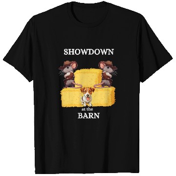 Discover Fun Barn Hunt design with a Jack Russell Terrier 1 T-Shirts