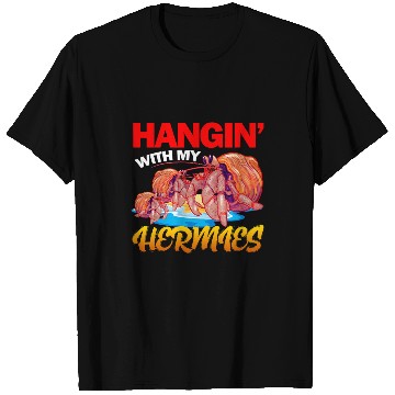 Discover Hangin With My Hermies Funny Hermit Crab Art T-Shirts