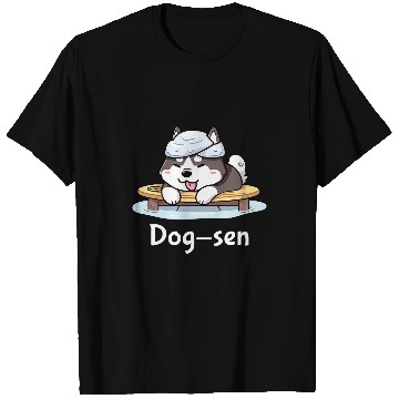 Discover Husky Dogsen Funny Dog Hot Spring T-Shirts