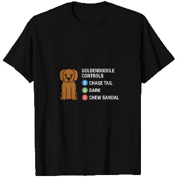 Discover Goldendoodle Controls Dog T-Shirts