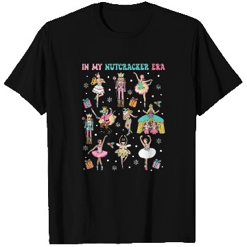 Discover In My Nutcracker Era Pink Christmas Nutcracker Ballet Squad T-Shirts