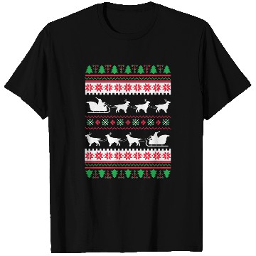 Discover English Setter Santas Reindeer Christmas Ugly T-Shirts