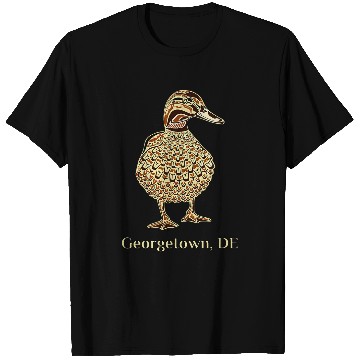 Discover Georgetown DE Native American Mallard Duck Birdwatching T-Shirts