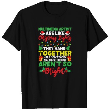 Discover Christmas Light Multimedia Artist xmass Holiday T-Shirts